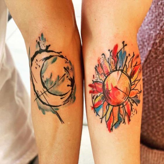 Tatuajes De Luna Y Sol (2)