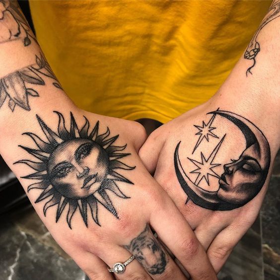 Tatuajes De Luna Y Sol (6)