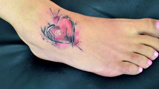 tattoo en el pie