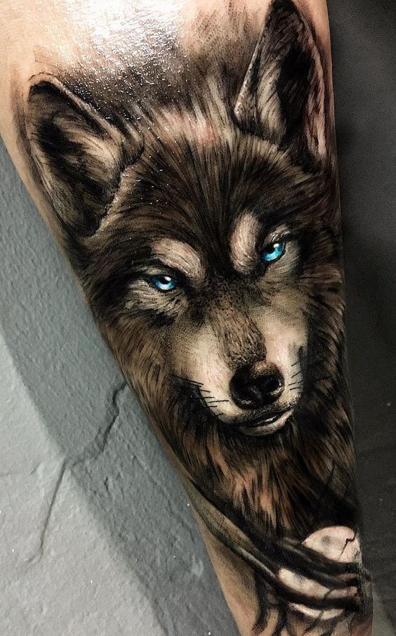 Tatuajes De Lobos realista