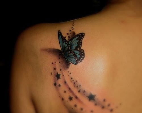 Mariposas Y Estrellas Tatuajes