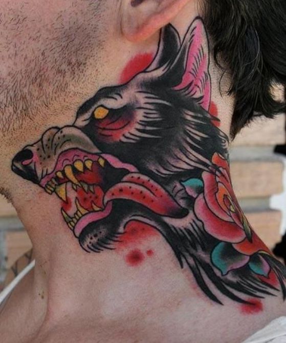 tatuajes en el cuello