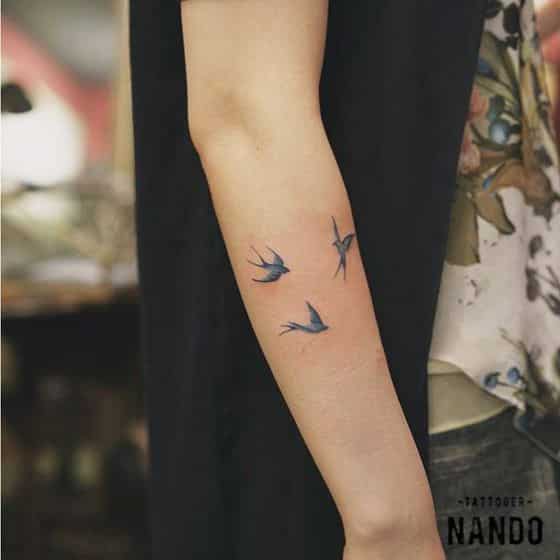 pajaros sencillo tattoo