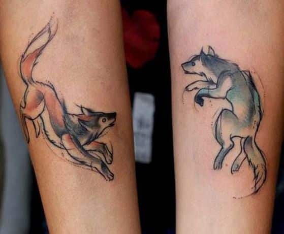 parejas tatuaje antebrazo