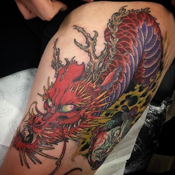 tatouages de dragon