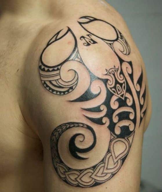 tribal tatuaje de escorpion