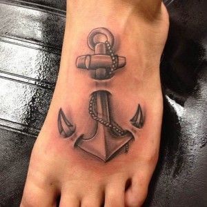 ancla tatuaje de hombres