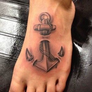 ancla tatuaje de hombres