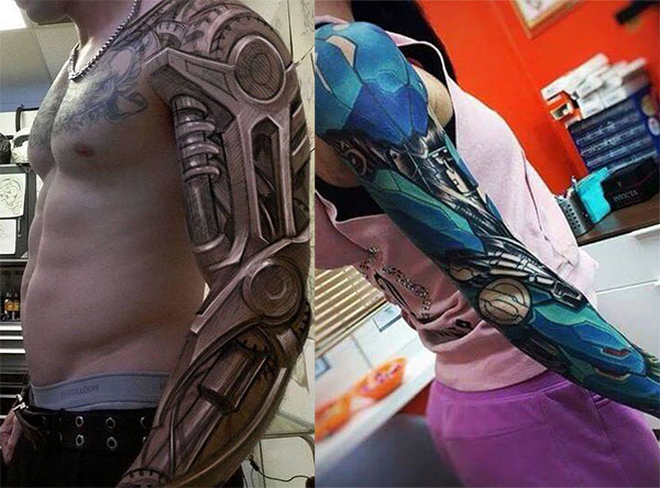 Tatuajes Biomecánicos con Increíbles Efectos cuando los ves