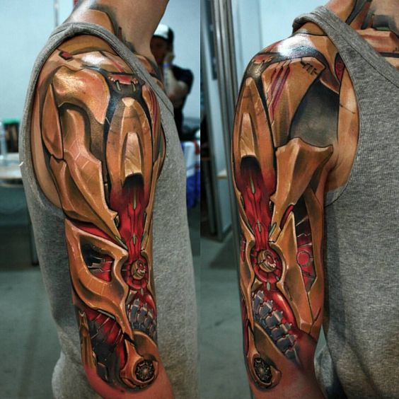 Tatuajes Biomecánicos Con Increibles Efectos 3d Mujeres Y Hombres