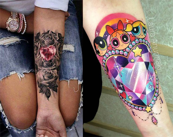 tatuajes de diamantes