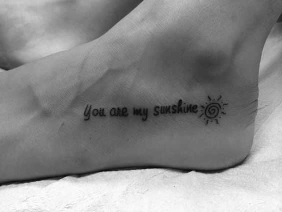 frases tatuajes en el pie