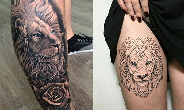 Tatuajes de Leones Diseños del Rey de la Selva para Tatuar