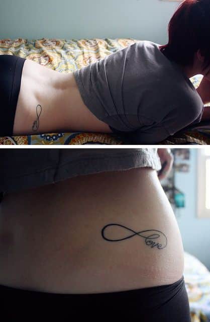 mujeres love infinito tattoo
