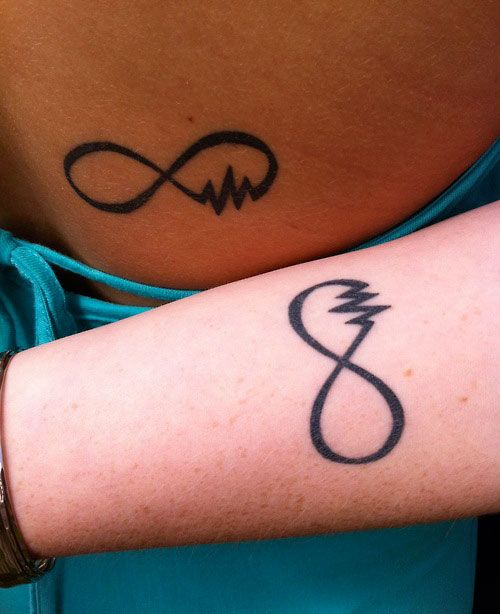 parejas infinito tatuaje