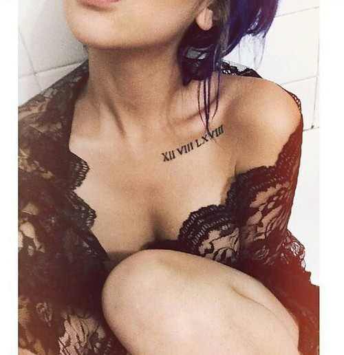 tatuaje en el pecho mujeres