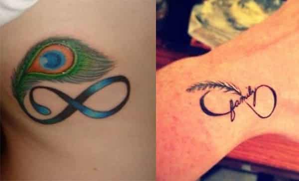 tatuajes de infinito con nombres