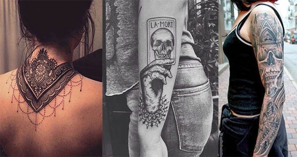 tatuajes goticos para mujeres