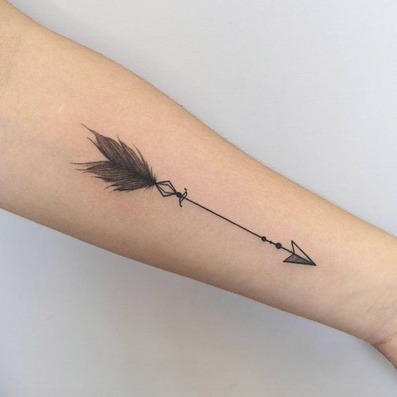 flecha diseño tatuaje