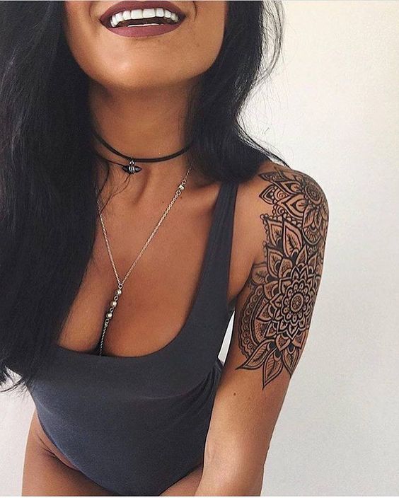 mandalas para chicas tatuaje