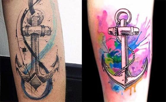 Tatuajes de anclas sus diseños más populares con los significados
