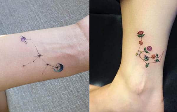 tatuajes de constelaciones para mujeres