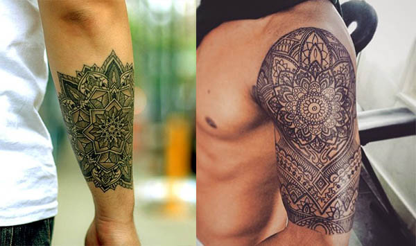 tatuajes de mandalas para hombres