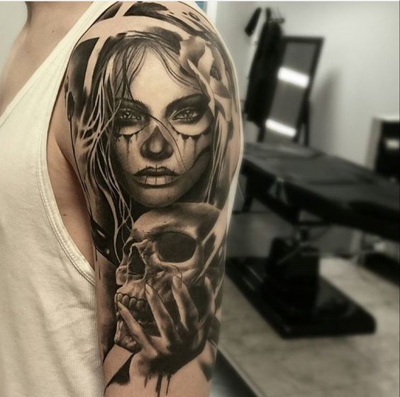 tatuajes de catrinas diseño 3