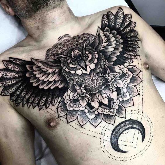 dise%C3%B1os para tatuar en el pecho en hombres 5