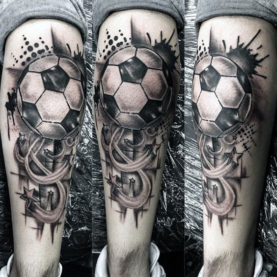futbol tatuaje para hombres 3