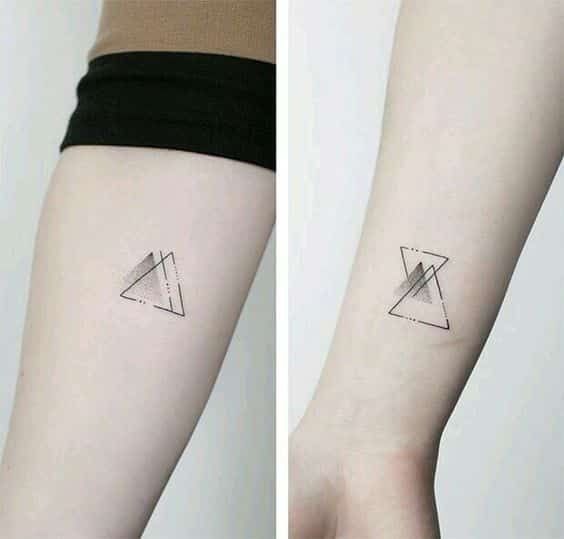 tatuajes de triangulos 2 diseños