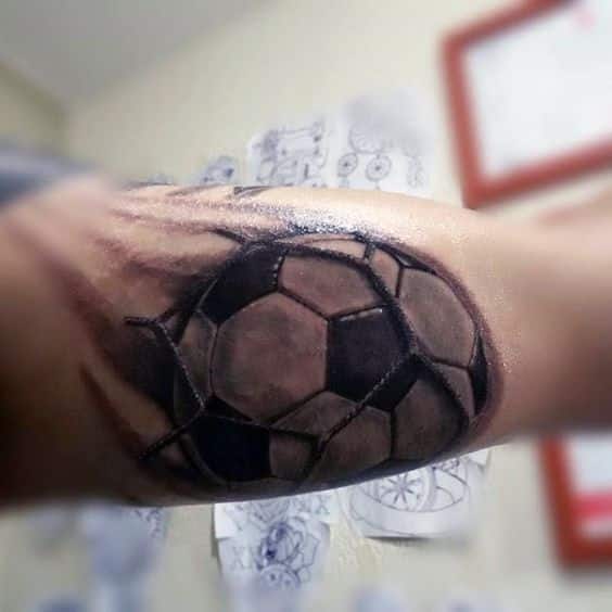 Tatuajes de fútbol brazo