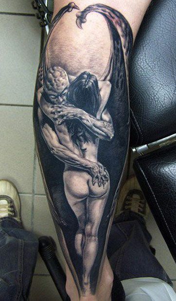 Tatuajes de demonio brazo