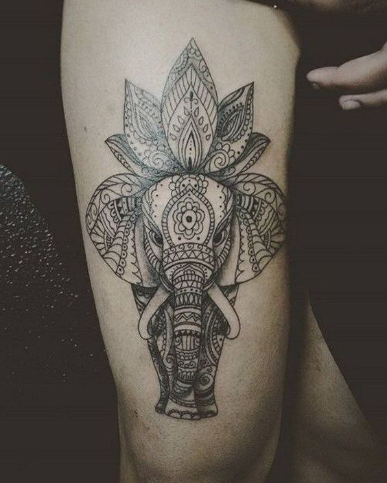 Tatuajes De Elefante Hindu (3)