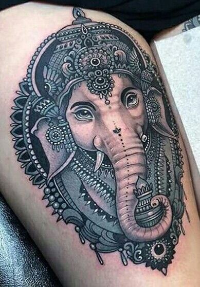 Tatuajes De Elefante Hindu (6)