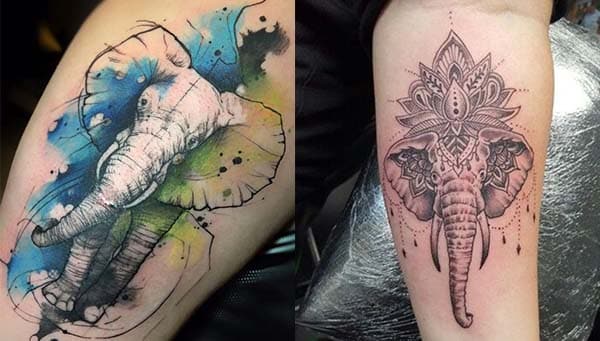 tatuajes de elefantes