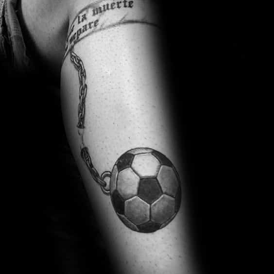 Tatuajes de fútbol pantorrilla