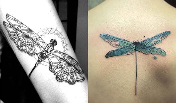 tatuajes de libélulas