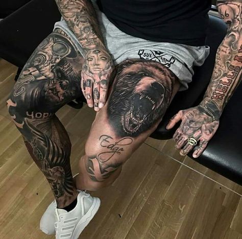 Tatuajes en las piernas para hombres