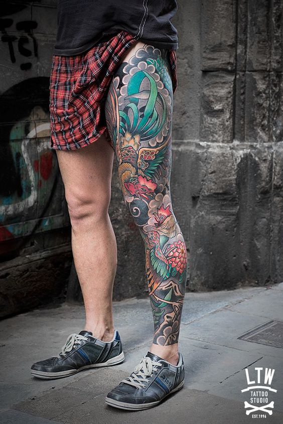 tatuajes en las piernas para hombres 5