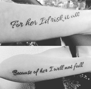 Tatuaje De Hermanas Con Frases (3)