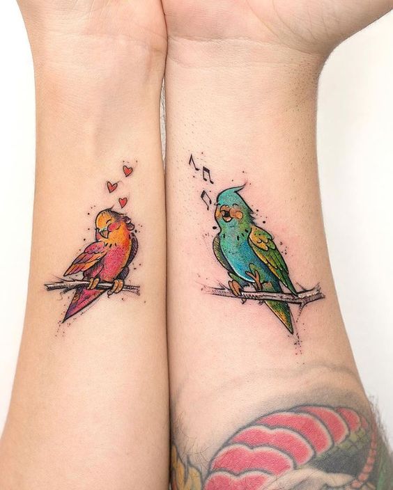 Tatuajes De Pajaros En Colores (6)