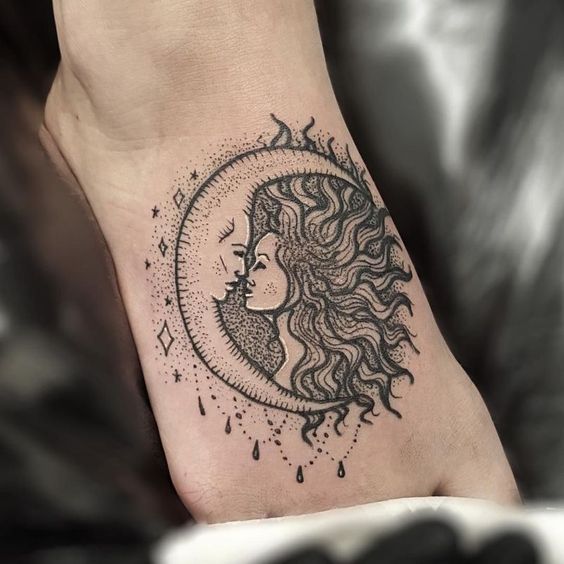 Tatuajes De Sol Y Luna (5)