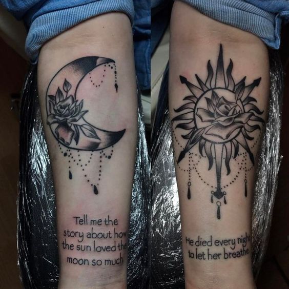Tatuajes De Sol Y Luna Para Hombres (3)