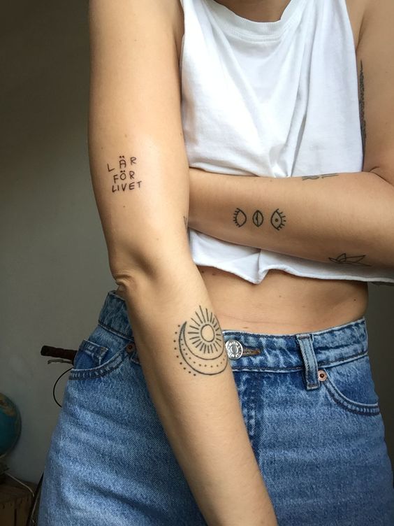 Tatuajes De Sol Y Luna Para Mujeres (2)