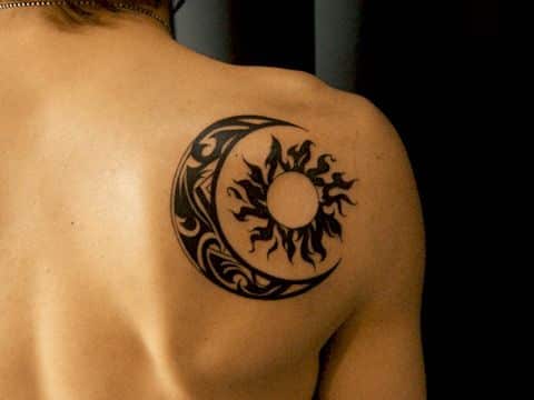 Tatuajes De Sol Y Luna Para Mujeres (6)