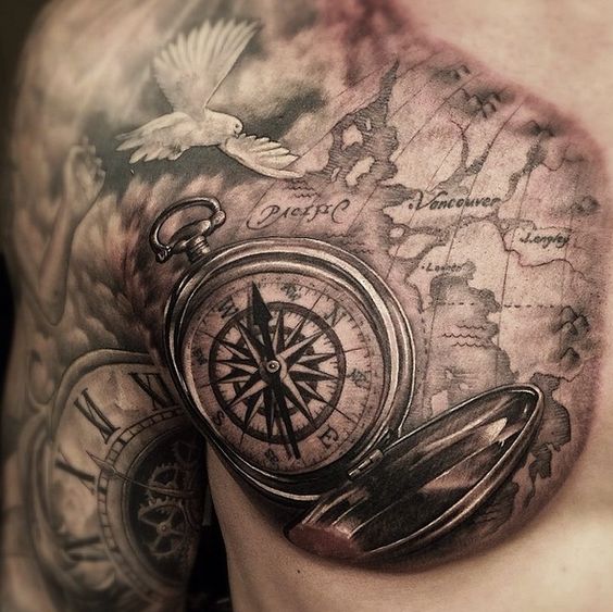 Tatuajes De Reloj En El Hombro (16)