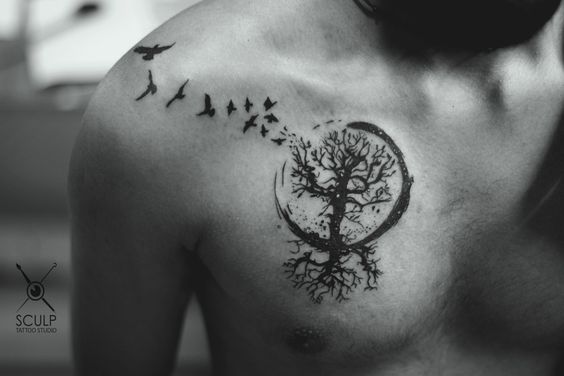 Hombres Con Tatuaje De Arbol De Vida (6)