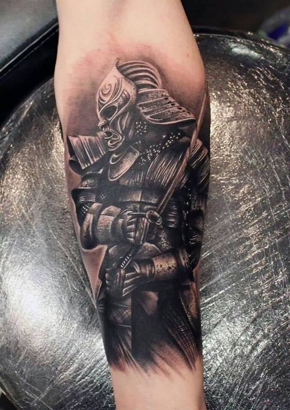 Samurais Tatuados En El Antebrazo (7)