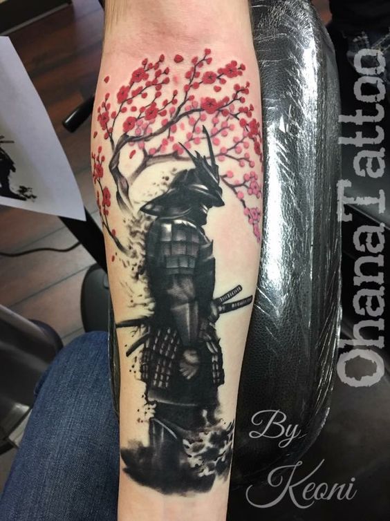 Samurais Tatuados En El Antebrazo (8)